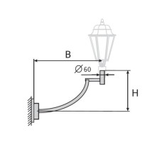 К41-0,3-0,6-12-5 кронштейн однорожковый